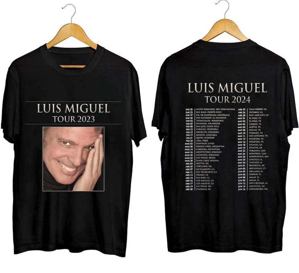 

Luis Miguel Tour 2024, Luis Miguel Fan T-Shirt S-4XL