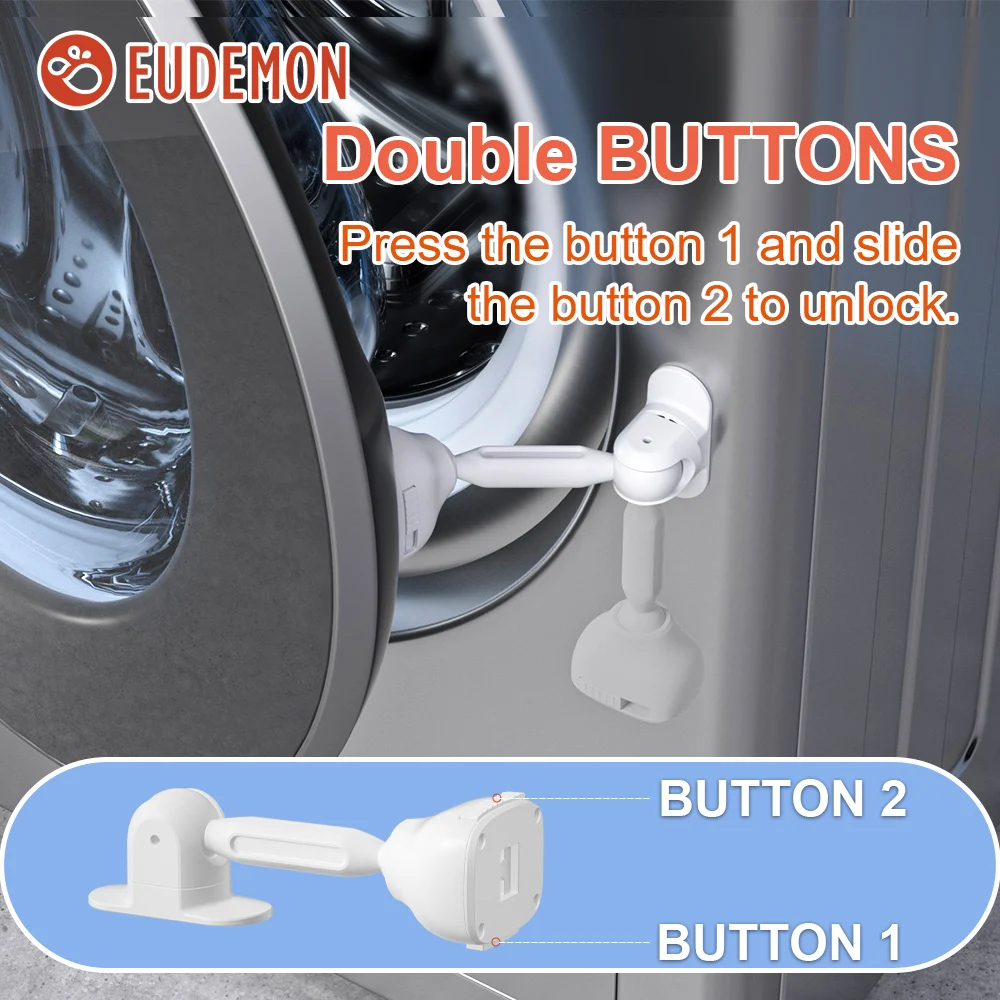 EUDEMON 1PC bébé sécurité laveuse/sèche-linge bouchon de porte charge avant laveuse porte accessoire pour enfants enfant Machine à laver porte support pas d'odeur