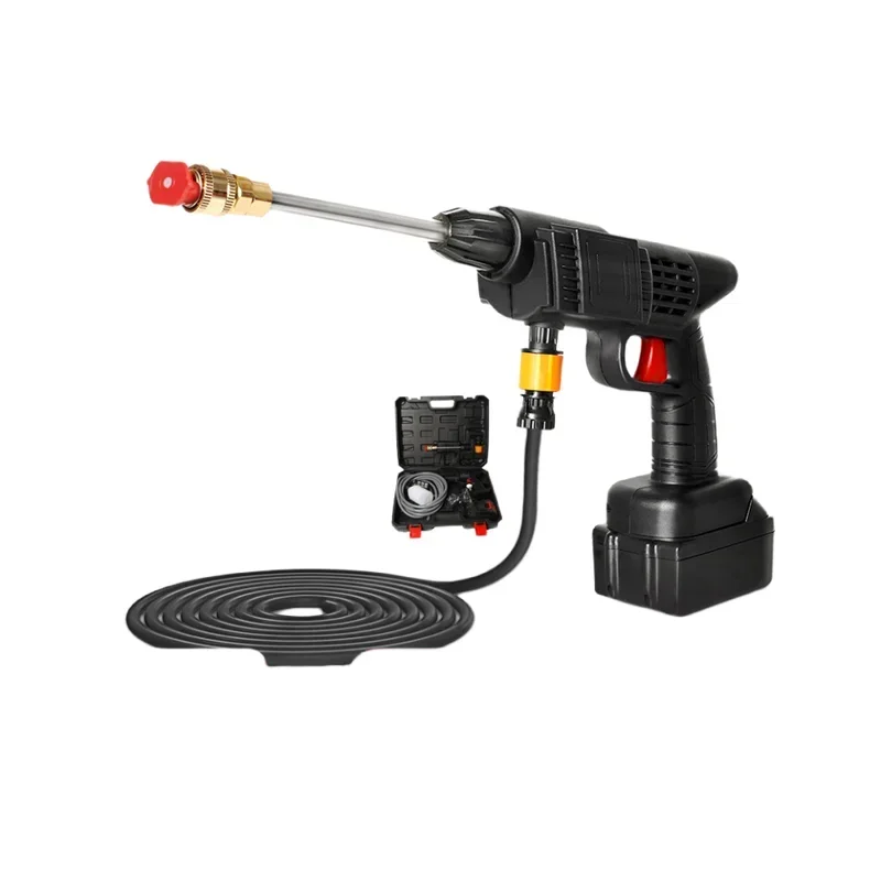 

For Car Wash Portable Powerful High Pressure 48VH Lithium Cordless Wireless Water Jet Foam Gun Car Washer