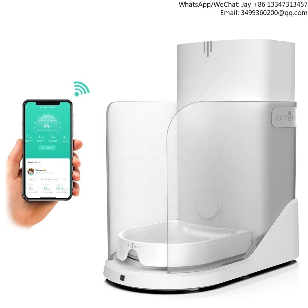 

CATLINK WiFi управление приложением автоматическая кормушка для кошек умная кормушка для домашних животных с несколькими идентификациями кошек Report Health
