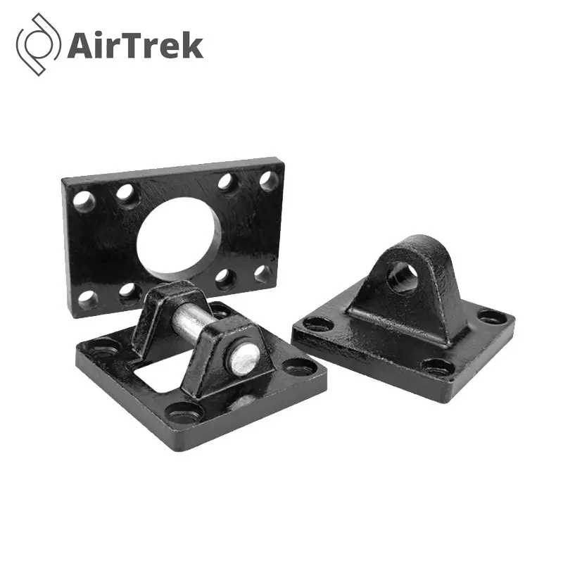 SC Air Cylinder Mounting Bracket LB Single Ear CB Double Ear FA Flange Plate 32/40/50/63/80/100/125 Bore Pneumatic Accessories