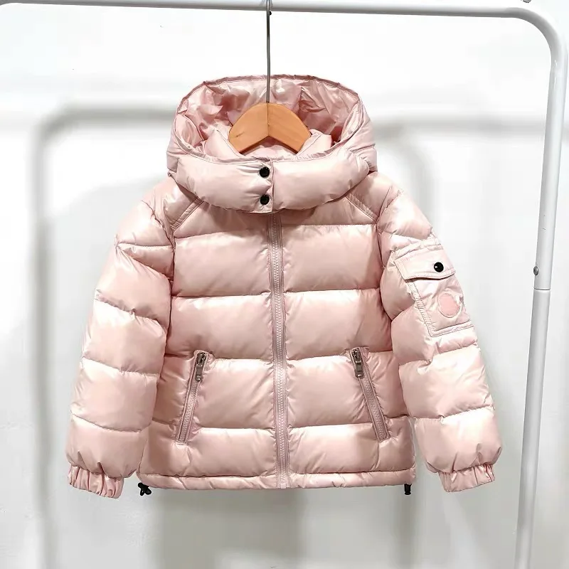 ZOETOPKID 4-14 Jahre Mädchenjacke Winter Neue Einfarbige Dicke Warme Kapuzenjacke mit Reißverschluss für Teenager Jungen Baumwoll-Daunenjacke – Detail 13