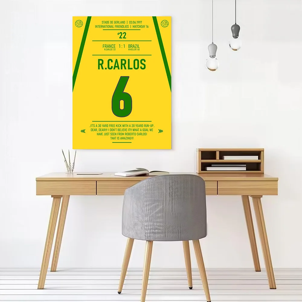 Roberto Carlos Brazil Printed Canvas Poster Custom Pictures Wall Art Canvas Painting for Decorative Picture Decoration Gaming