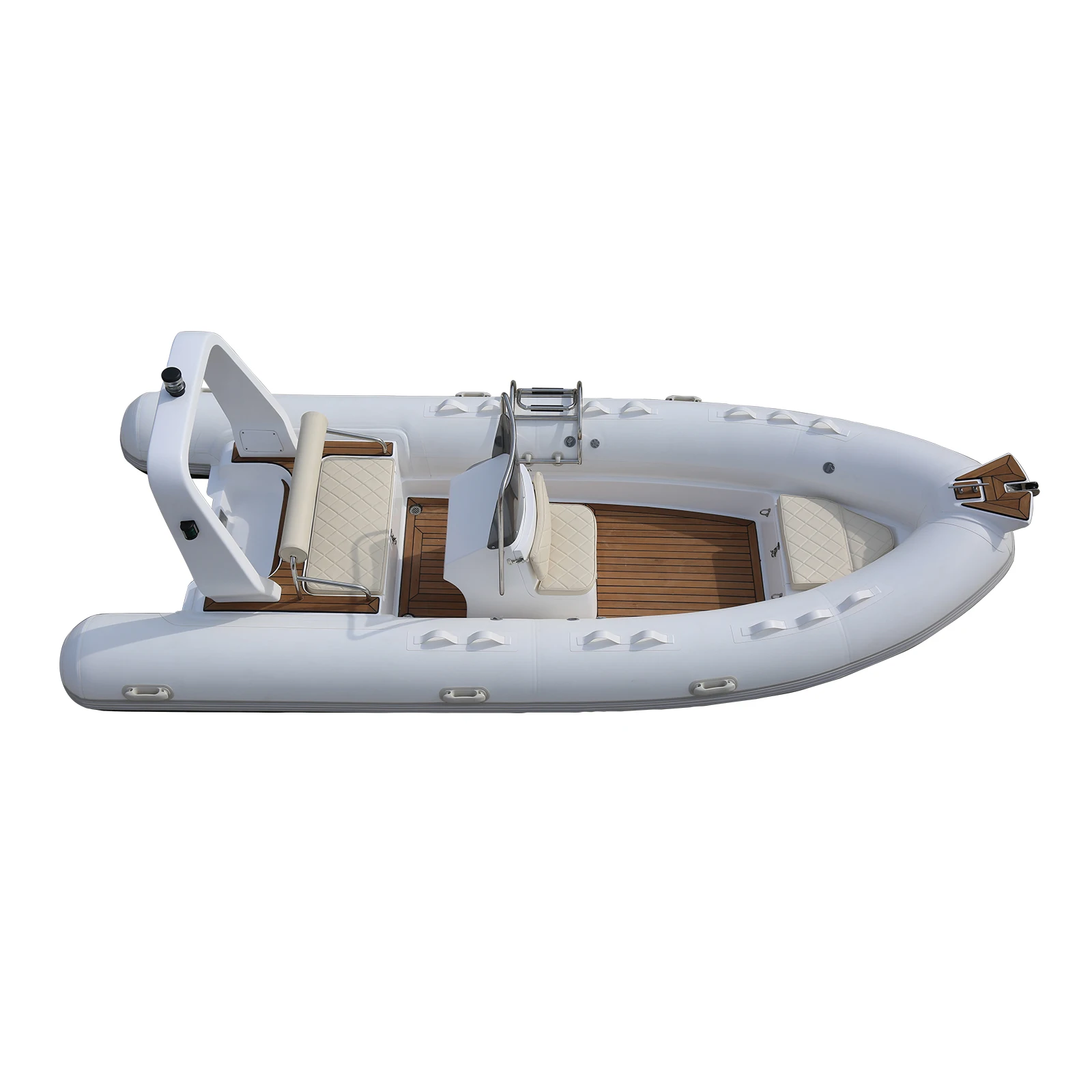 RIB500 5m Sport Yacht Electric Stable Inflatable Fishing Boat CE Certified Hypalon PVC 6 Persons Lake Outdoors