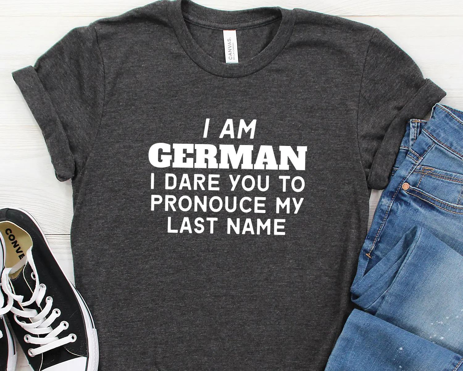 German T Shirt Girl Student Girlfriend Boyfriend Exchange Funny