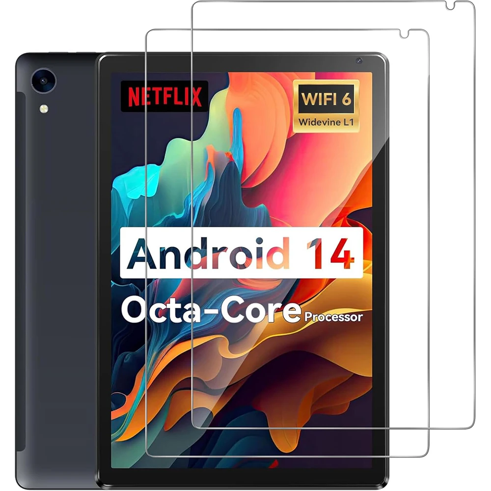 

Screen Protector for URAO C107 Tablet 10.1 inch, 9H Hardness [HD Clarity] Anti-Scratch Tempered Glass Screen Film