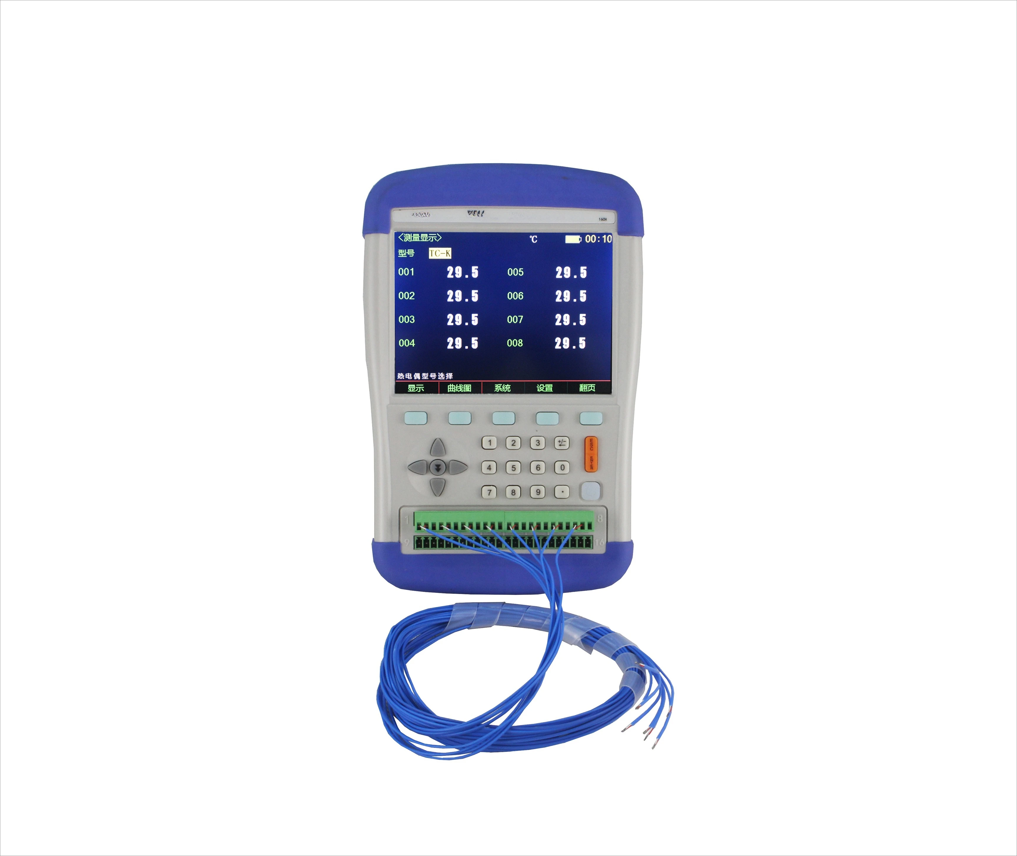 

Multi-Channel Thermocouple Temperature Data Logger Handheld Multi-Channel Thermometer