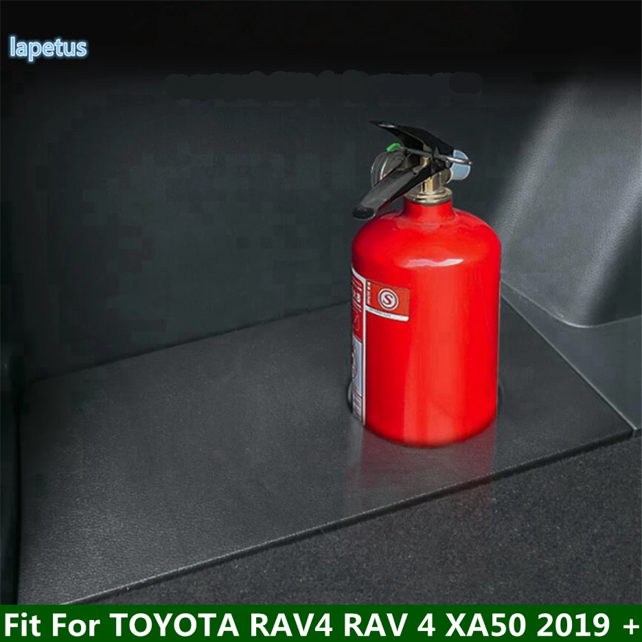 

Trunk Fire Extinguisher Cup Holder Frame Decor Protection Cover Kit Fit For TOYOTA RAV4 RAV 4 XA50 2019 - 2024 Auto Accessories