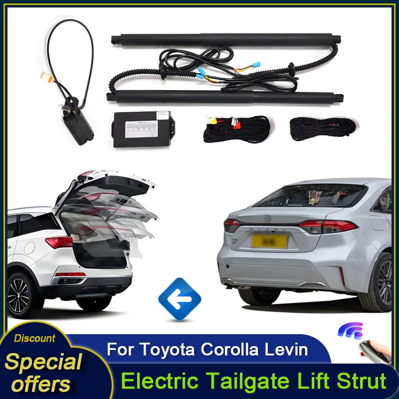 

Для Toyota Corolla Levin E210 2018 ~ 2024 Автомобильная электрическая задняя дверь, задняя дверь, стойка, комплект подъема задней двери автомобиля для багажника