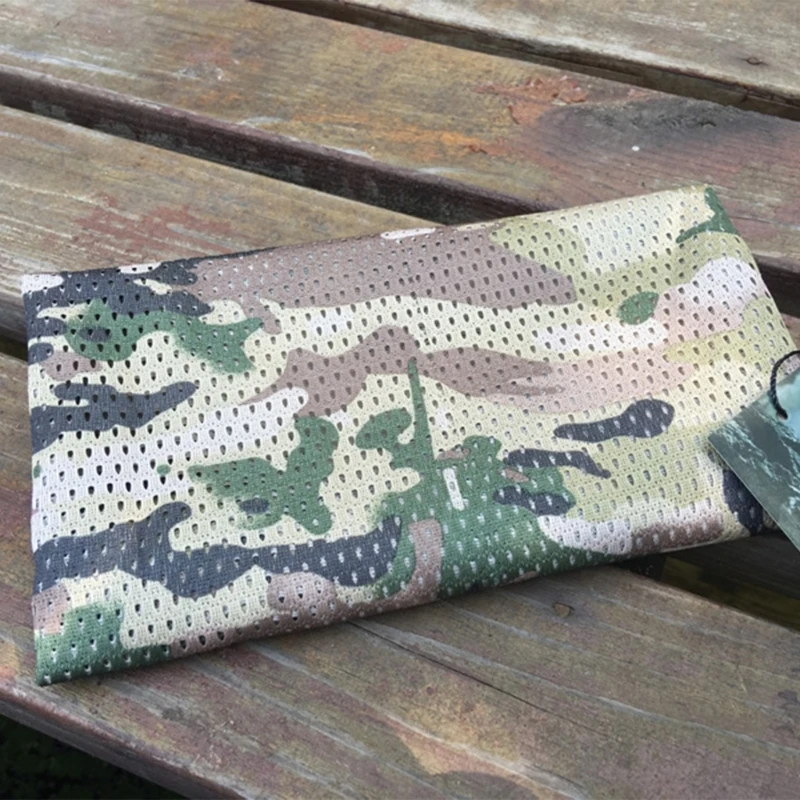 Модный камуфляжный платок для лица для военной тактики, сетчатая накидка на шею DXAA