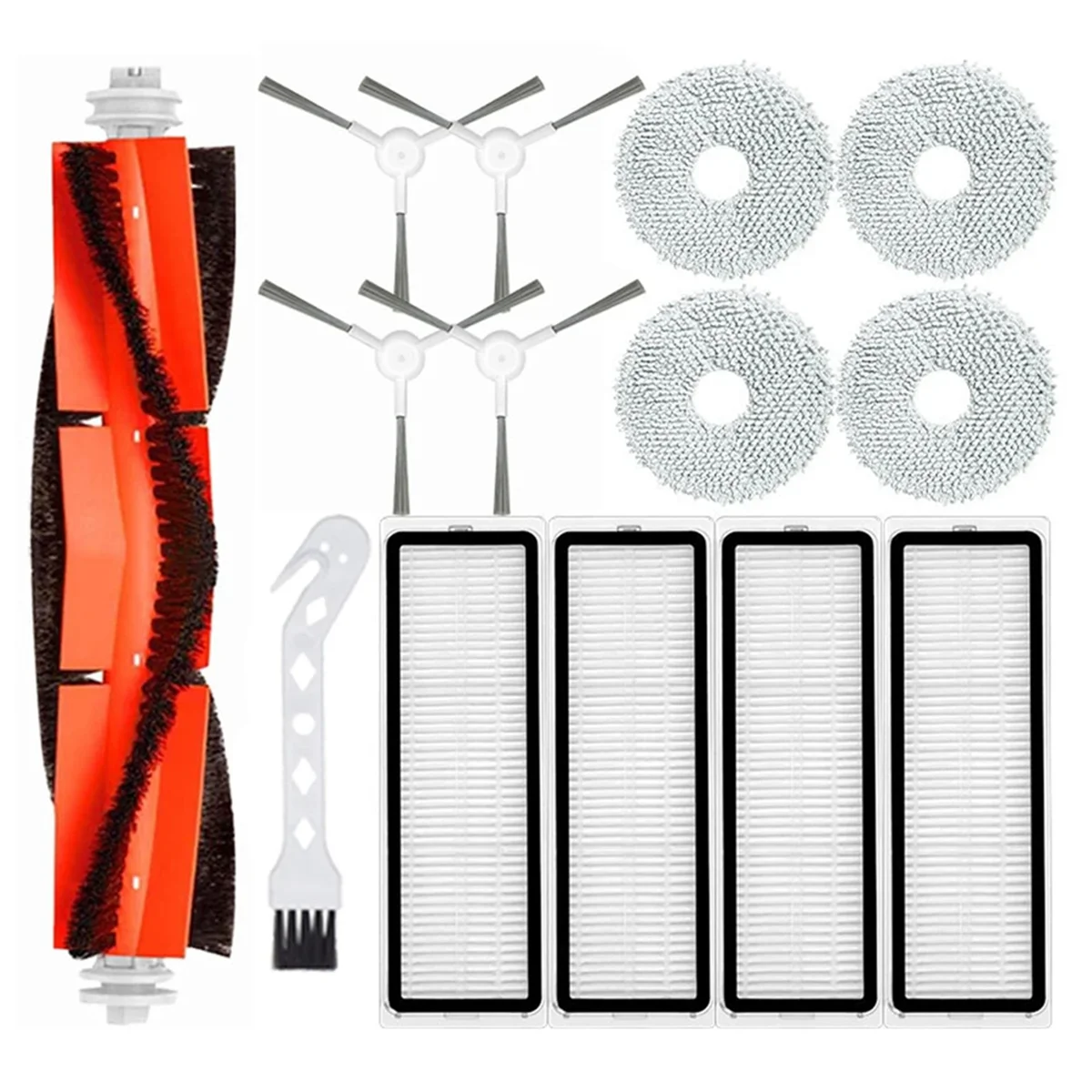 

HOT For Xiaomi Robot Vacuum S10+ / S10 Plus B105 Main Side Brush Hepa Filter Mop Rag Cloth Spare Parts Accessories