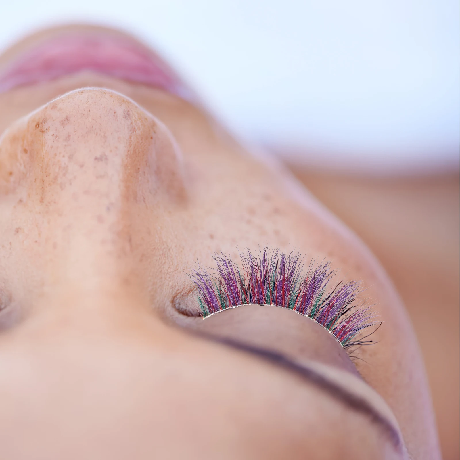

Colored Eyelashes Extension Natural Look Cluster Lashes False Eyelash Party Wedding Long Wear Premium Material
