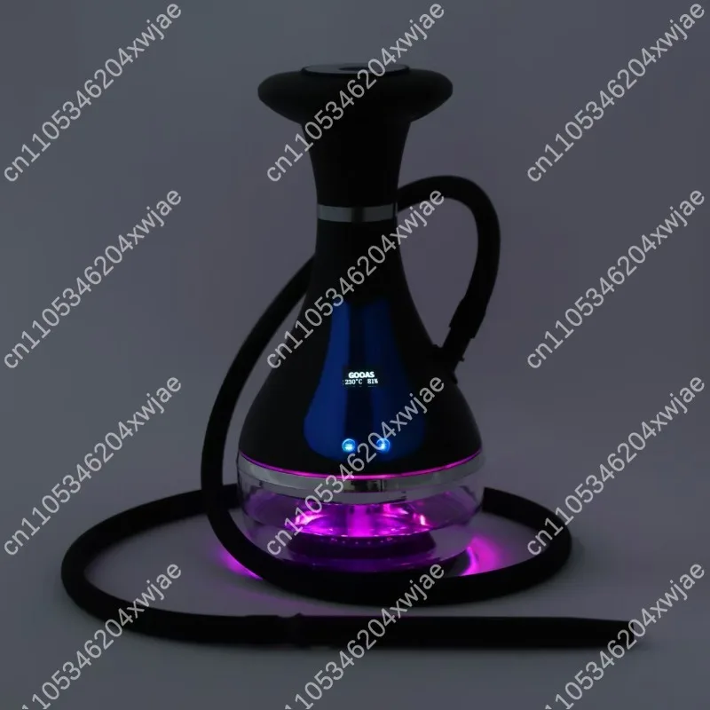 Arabian Style E-Hookah Supply with LED Screen Rechargeable Battery Fast Heat for Business