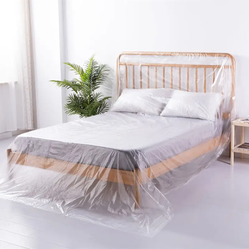 Thiened Dustproof Film Home Dormi Furniture Cabinet Table Cover Vertical Sle Dust Bloing Transparent Protective Film view 4