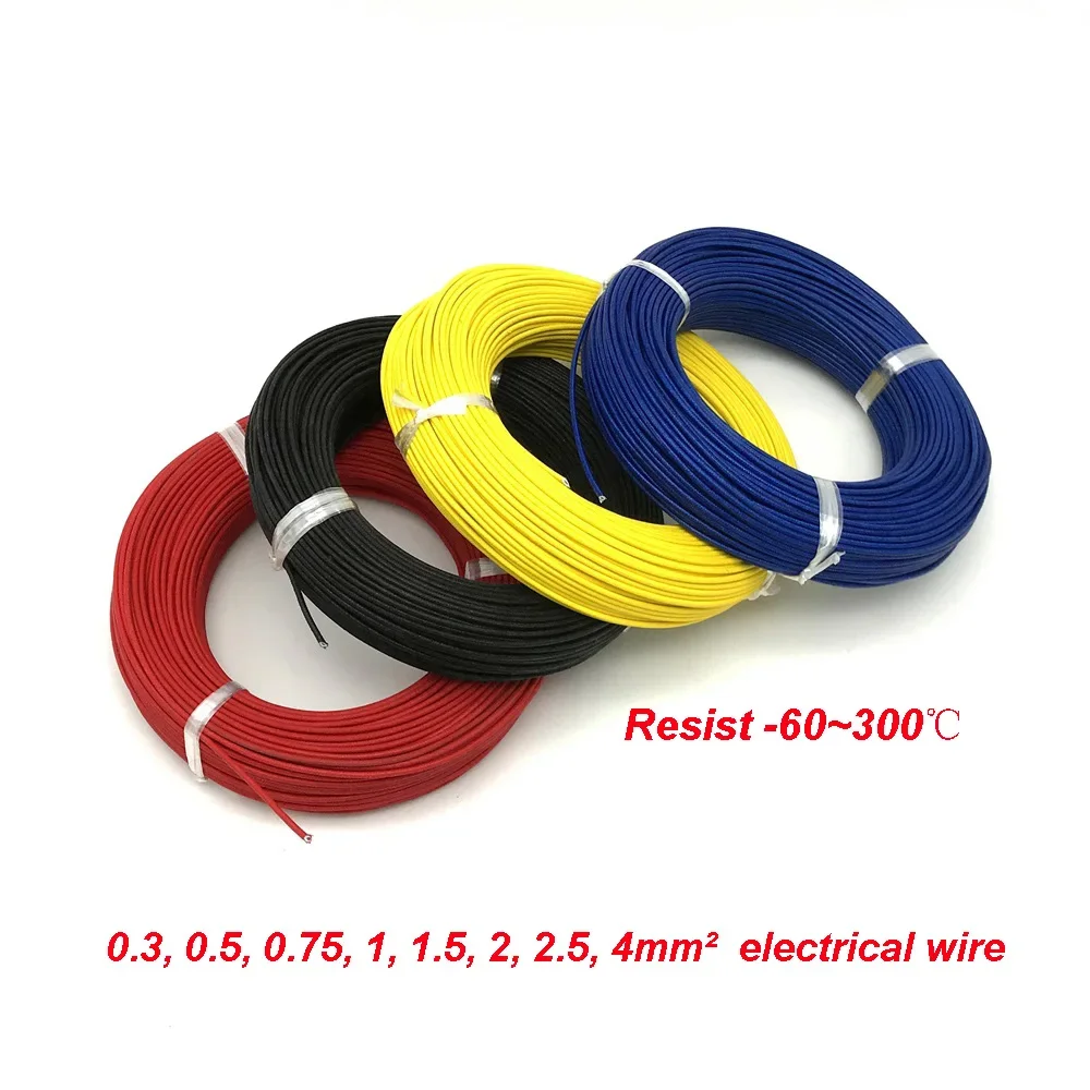 Minco Heat High Temperature Resistant Rubber Insulated Glass Fiber Braid Electrical Wire 10~100m 0.3~4mm2