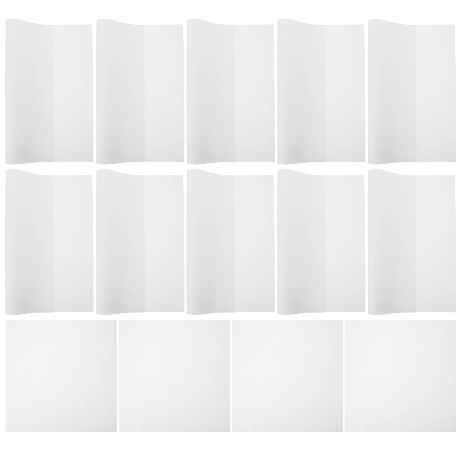 

100 Sheets Rectangular Lens for Calligraphy Drawing Soft DIY Supply Scrapbooking Durable Reliable Craft