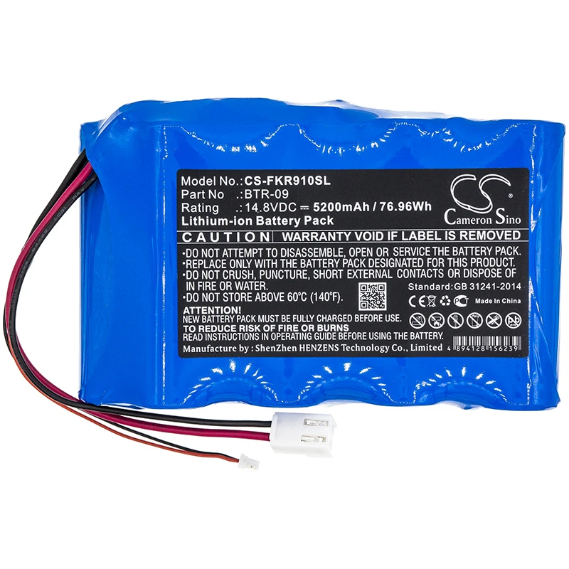 Cameron Sino  Battery For Fujikura BTR-09 FSM-80C FSM-61S FSM-62SFSM-80S FSM-70R FSM-601S FSM-602S FSM-70S FSM-702R 80C+