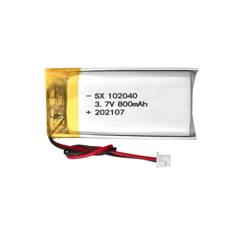 buy more will cheap Ready stock capacity 102040-800mAh 3.7V polymer lithium battery audio shoulder and neck massager LED light