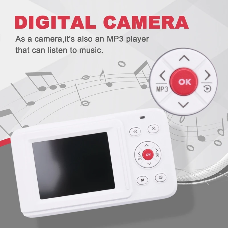 Цифровая камера с 16-кратным цифровым зумом и автофокусом, 2,5K HD, 72 МП, цифровая видеокамера для дома, путешествий на открытом воздухе