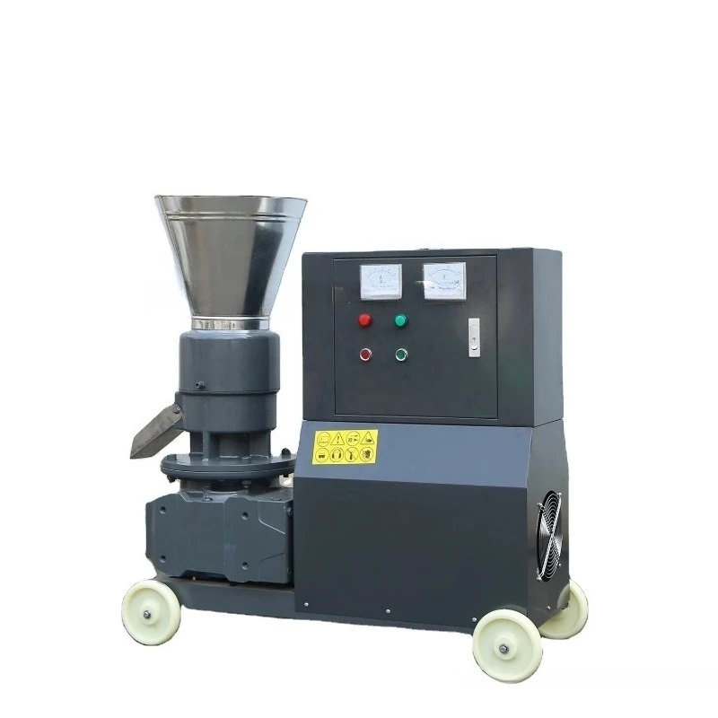 2026-2024R New Wood Pellet Mill Machine CE Certified With Durable Motor and Engine for Processing Straw Wood Sawdust Grass