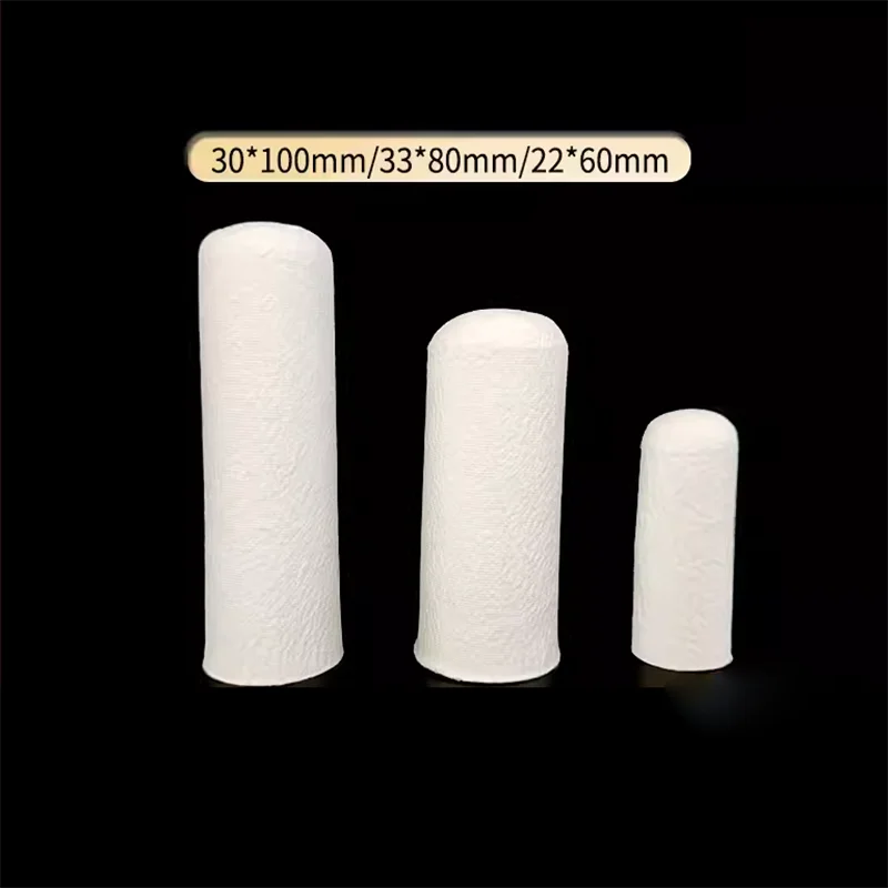 2PC Cellulose filter paper cartridge, fat extractor extraction sleeve, Soxhlet extractor special filter cartridge