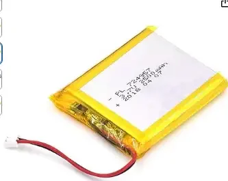 buy more will cheap 724957 polymer lithium battery 3.7V2500mah wireless keyboard locator rechargeable battery 2-wire