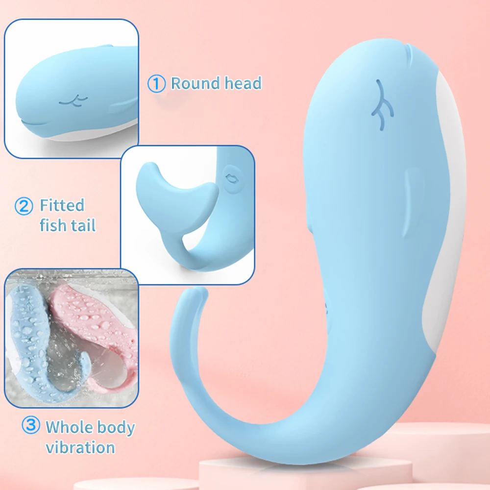 10 Frequency Little Whale Vibrator Remote Control Heating Vibrating Egg Vaginal G-spot Clitoral Stimulator Sex Toys for Women 18