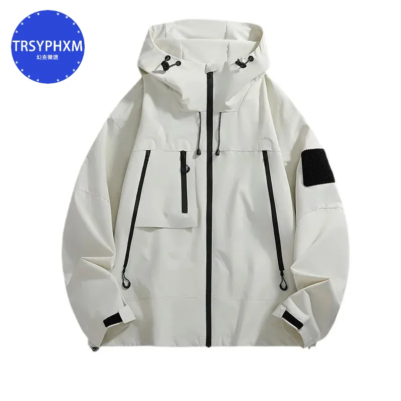 TRSYPHXM-Chaqueta de trabajo para hombre, abrigo de primavera y otoño, ropa de montañismo, novedad de verano, 2024.7.26, 2024