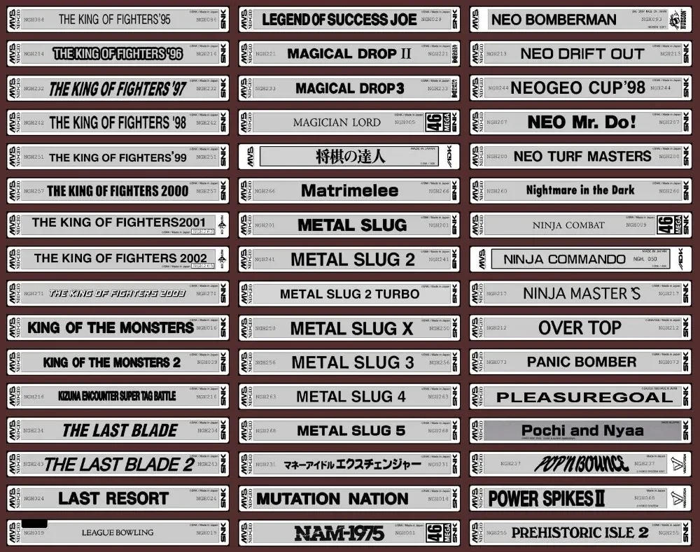 NEOGEO MVS niestandardowe wykonanie pojedynczej kartridż z grą dla automat arkadowy SNK lub konsoli AES z adapterem NEO MVS — zdjęcie produktu 4