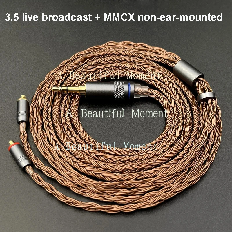 shure-se215-535-846-gr09-n3ap用-mmcxコネクタアップグレードヘッドホンケーブル-35mm-44mm-有線イヤホン