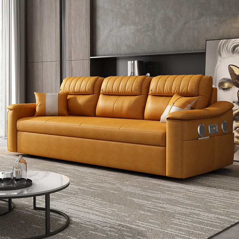 Shop New Three Fold Storable Rechargeable Sofa Bed With Audio Small Family Living Room Bedroom Functional Sofa Bed