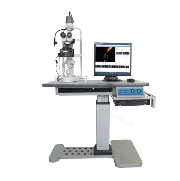 SY-V008 High Definition Slit Lamp Biomicroscope, Digital Image Processing Ophthalmic Eye Examination Equipment