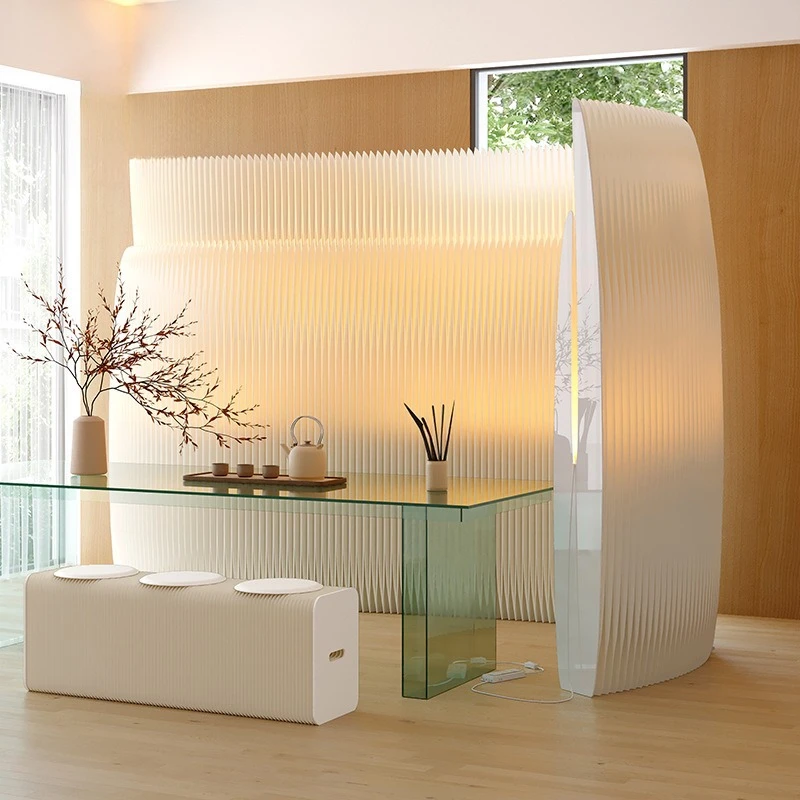 Partition False Wall Office Baffle Exhibition Hall Partition Twin Screen New Foldable Living Room Screen