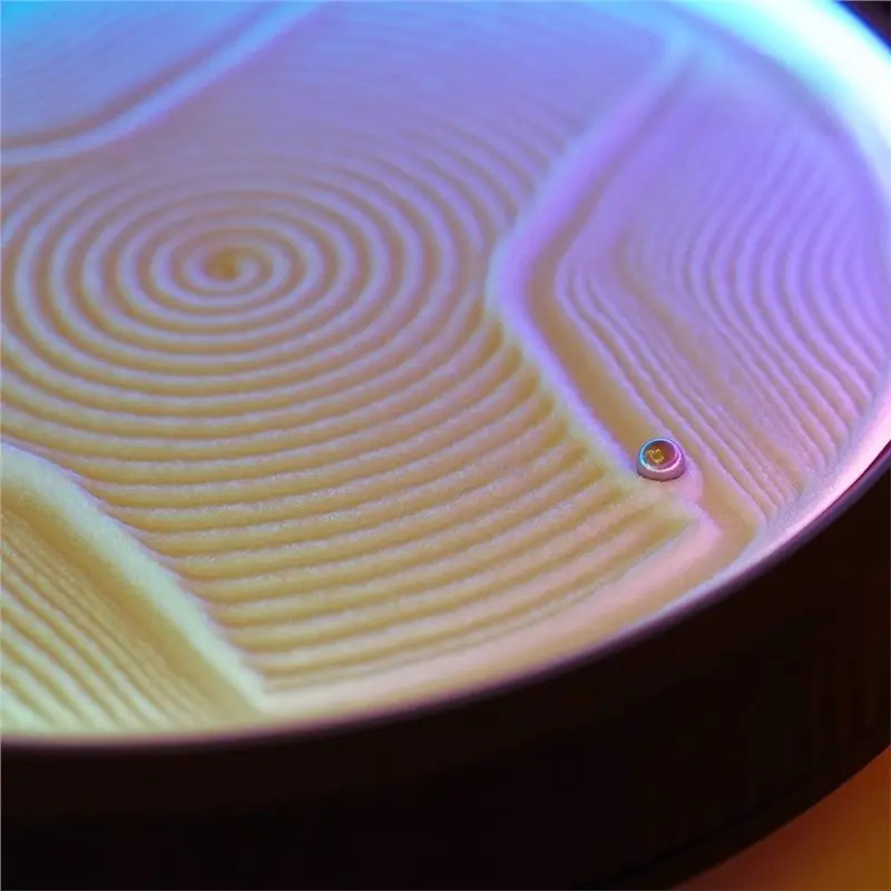 MACH-미니 모래 그림 로봇 자동 모래 그림 로봇 스트레스 해소 데스크탑 장식품 수집용 선물