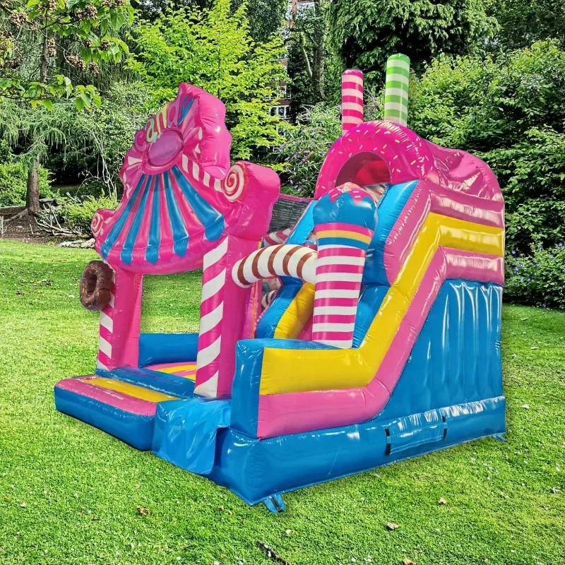 

2025 Large Custom Children's Indoor Outdoor Games Activities Games Jumping Slides Commercial Inflatable Bouncy Castle