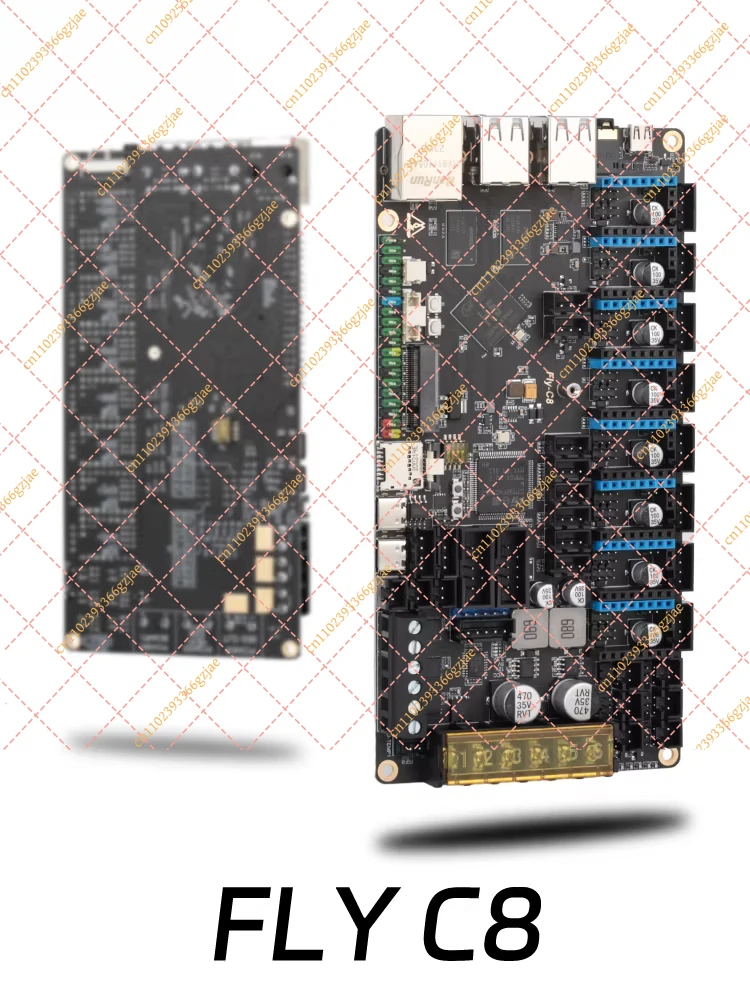 

Suitable for FLY Voron2.4 Trident /Vzbot motherboard C8 Klipper firmware 8-axis 3D printer accessories