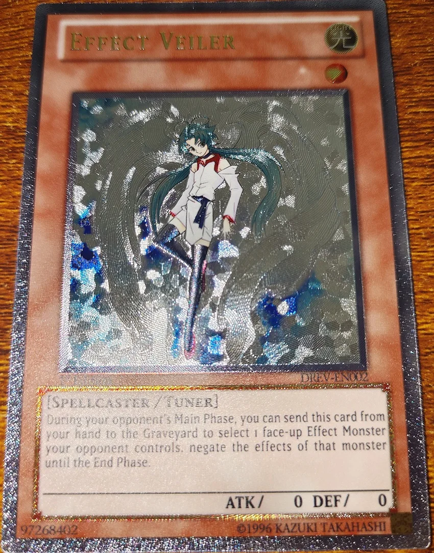 

Yu-Gi-Oh Effect Veiler TCG UTR DREV-EN002 Children's Hobby Toy Collectible Card（Not Original）