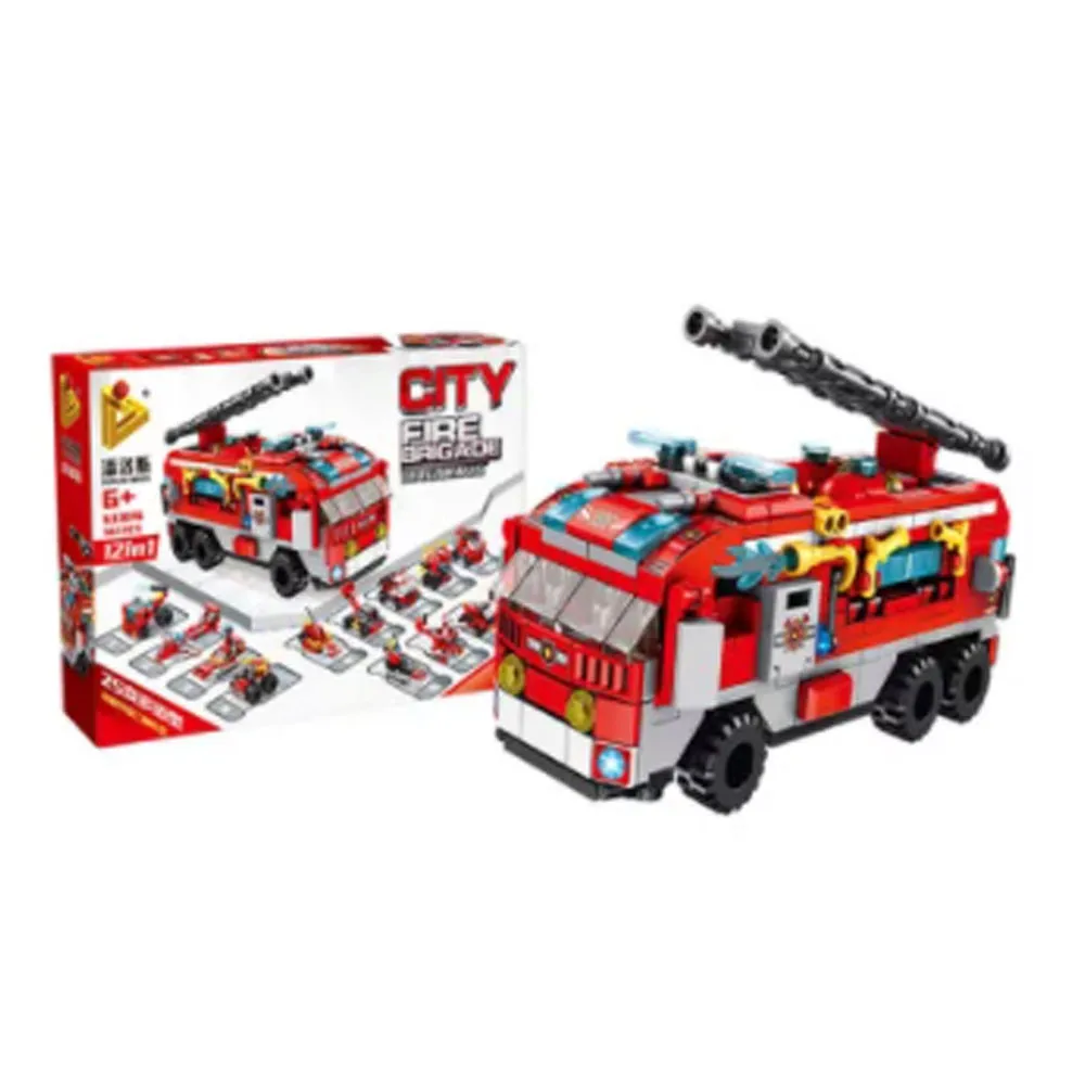 Cubic 12 in 1 Fire Truck 558 Br1200 Parts