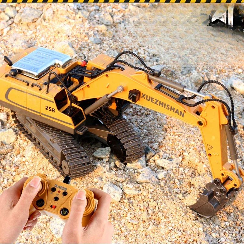 

Remote Control Excavator Alloy Remote Control Car Tipper Engineering Car Toy Car Bulldozer Children's Playground Gift