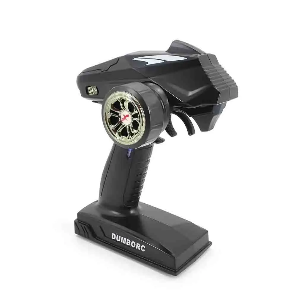 DumboRC X4 2.4G 4CH เครื่องส่งสัญญาณพร้อมตัวรับสัญญาณ P6F รุ่น P6DC พร้อมไฟ DC สำหรับรถบังคับวิทยุ รุ่น MN-90 เรือ รถถัง อุปกรณ์เสริมสำหรับรถบังคับวิทยุ