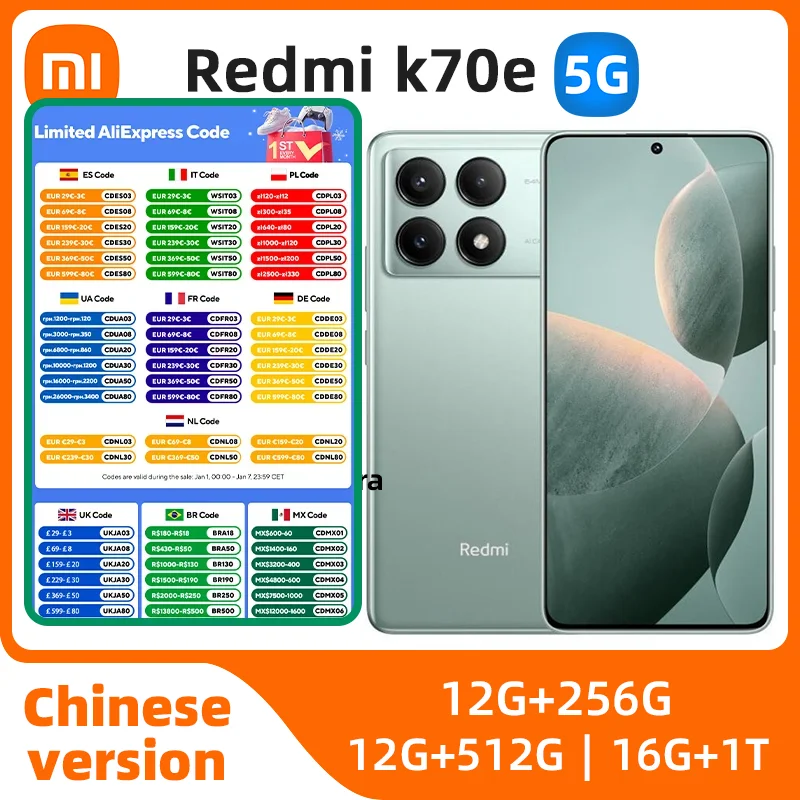 Xiaomi Redmi K70E 5g Android 6.67inch Amoled Screen 64MP Camera 5500 Battery Good condition Used phone