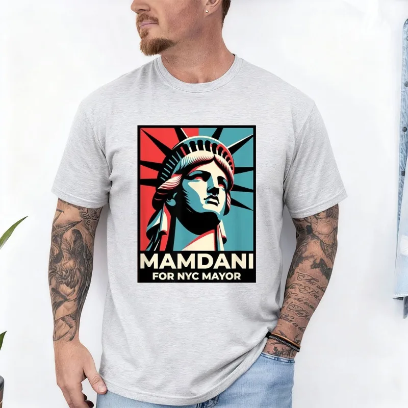 Zohran Mamdani for Nyc Mayor Funny Cool Trendy Cotton T-Shirt Crew Neck Short Sleeve Men Women Casual Fashion Graphic T Shirts