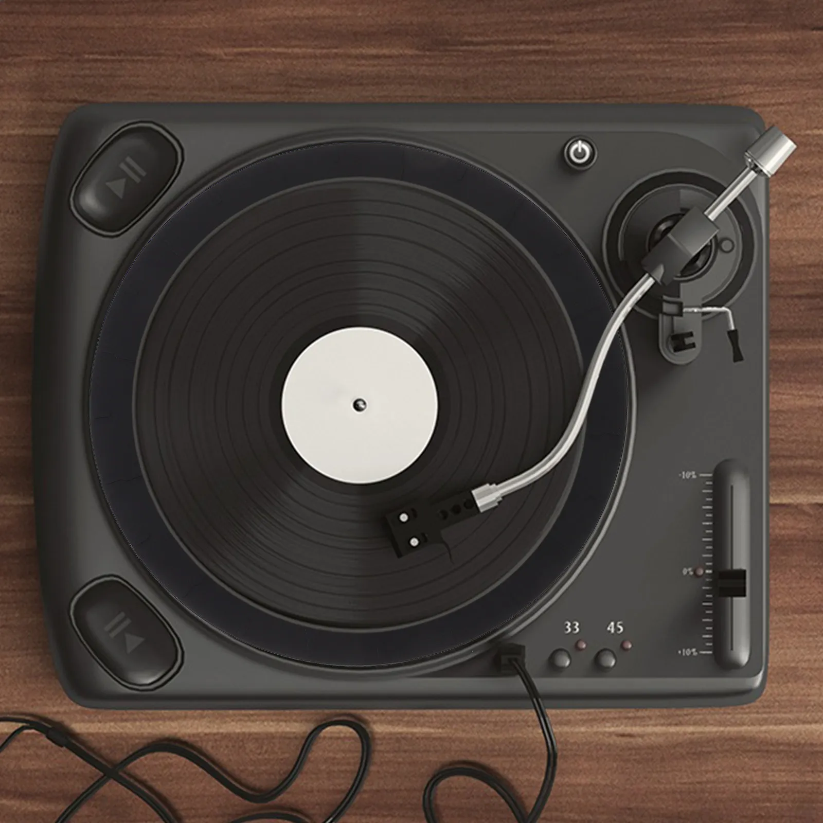 

High Quality Silicone Record Player Mat Turntable Platter Pad Anti Static Protective Cushion for Vinyl Records Smooth Operation