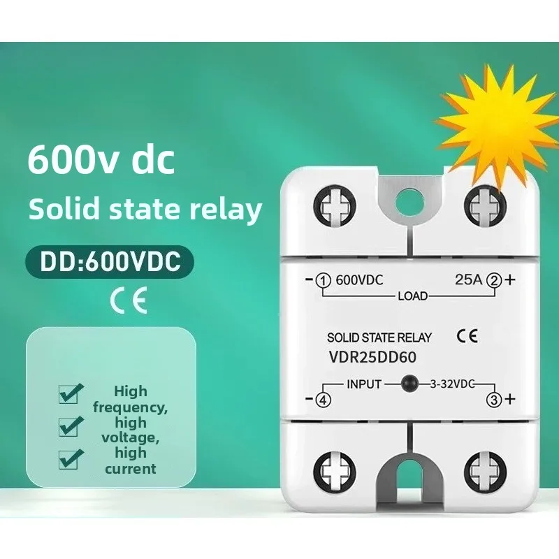 600V Control Direct High Voltage Solid State Relay DD Control 3-32V Normally Open Medium Hyun Solid State