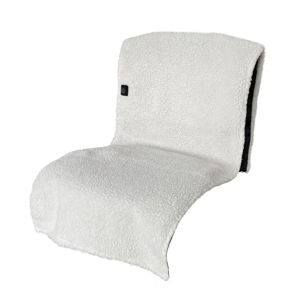 Chair Pad Usb Electric Warming Chair Cushion with 3 Temperature Adjustment Thick Fleece Power Pocket for Chair Computer