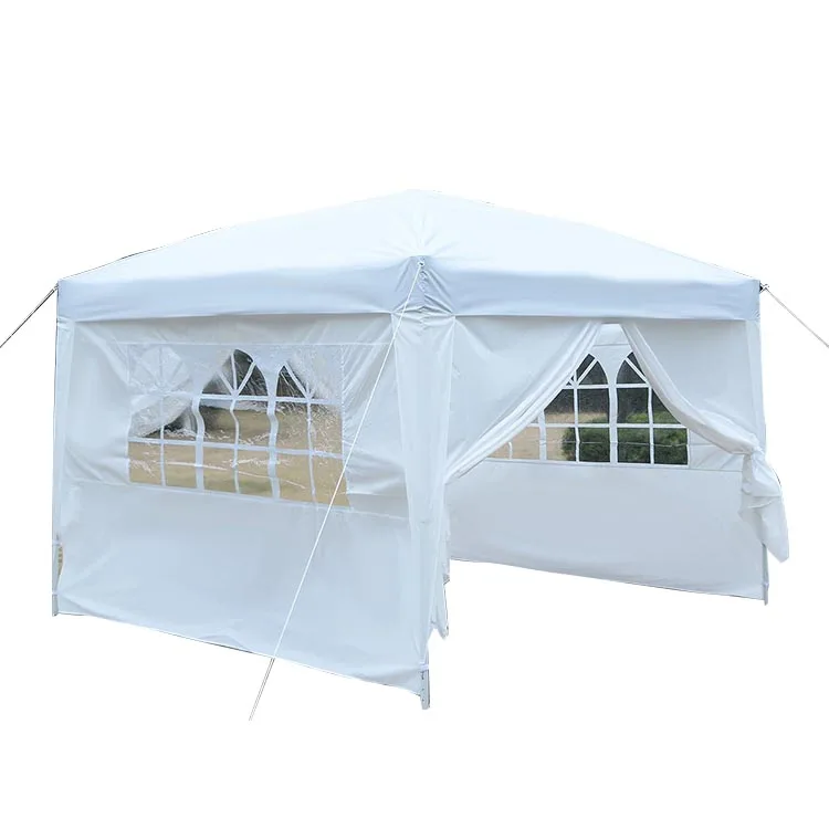 Four-season Straight Bracing Aluminium Gazebo Tent Oxford Fabric Side Walls PVC Cover Indoor Outdoor Camping