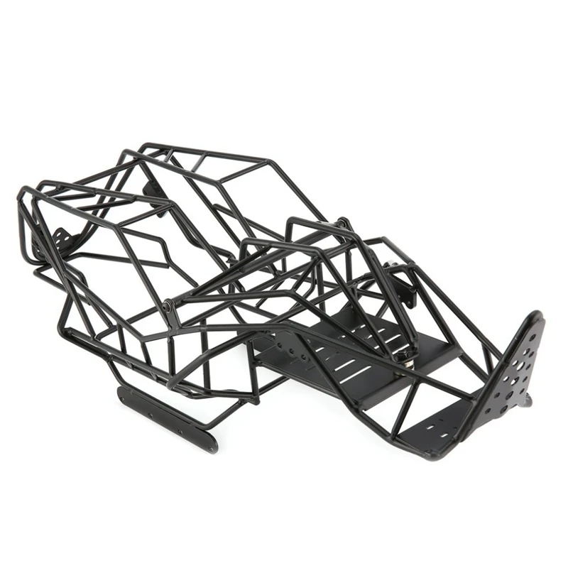 Black Metal Roll Cage Chassis Frame For Axial Wraith 90018 AX90018 1/10 Scale RC Car Rigid Chassis With Perfect Design RC Part