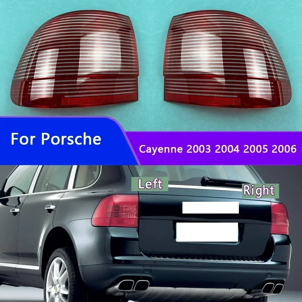 

For Porsche Cayenne 2003 2004 2005 2006 Taillight Shell Transparent Lampshade Headlamp Cover Lens Plexiglass