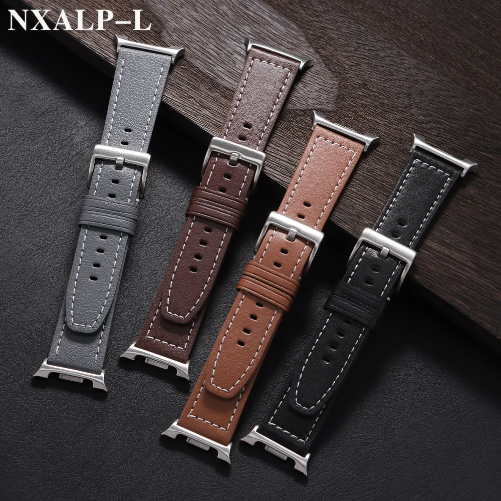 ไม่มีช่องว่างสายหนังสำหรับซัมซุงกาแล็กซี่วอทช์ 8 คลาสสิก 46 มม.สำหรับกาแล็กซี่วอทช์ 8 44 มม.40 มม.สร้อยข้อมืออุปกรณ์เสริม