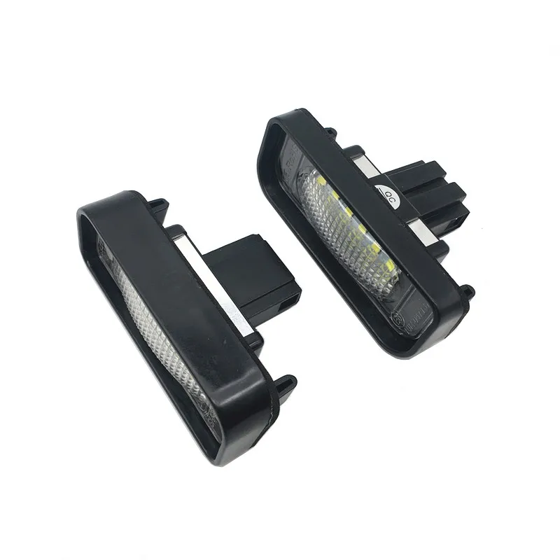 2pcs LED Number Car Accessories License Plate Light Lamp  For Mercedes Benz 1999-2005 S-Class W220 S320 S350 S500 S55 S600 S65